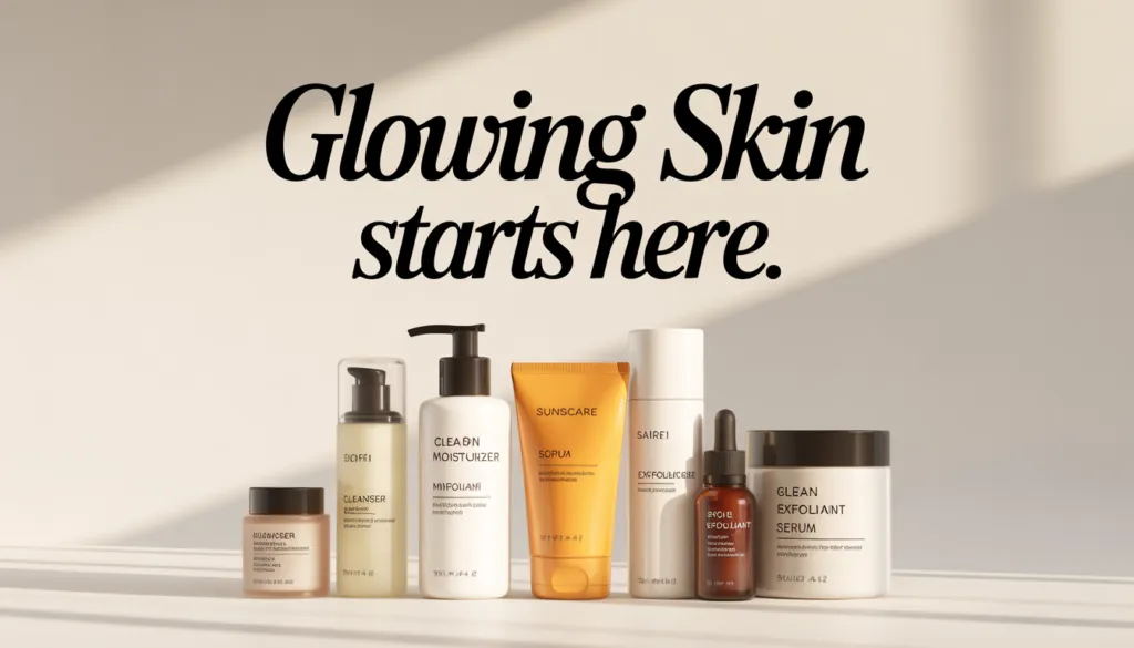 The 5 Basics of Skincare with Products