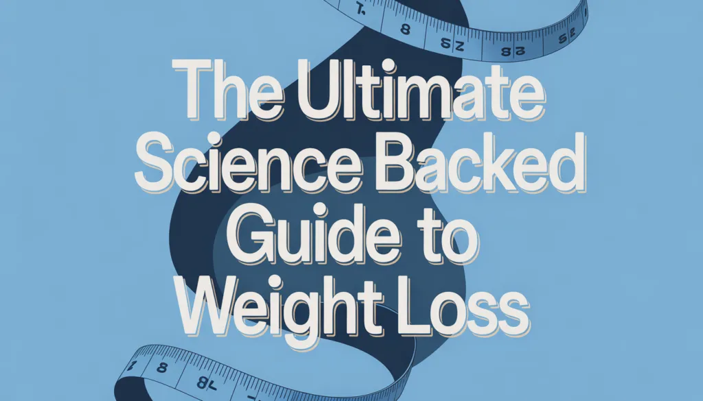 The Ultimate Science Backed Guide to Weight Loss in 2026 1 The Ultimate Science Backed Guide to Weight Loss